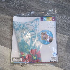 Intex Fashion Mat Inflatable Raft Pool Beach Ocean Float Device Floral  New